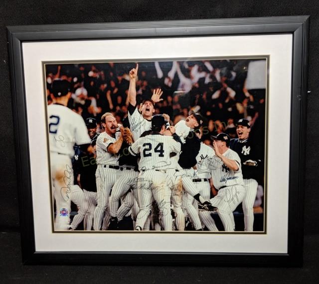 96 NY Yankees W. S. Photo Multi Signed Steiner COA (1 of 6)