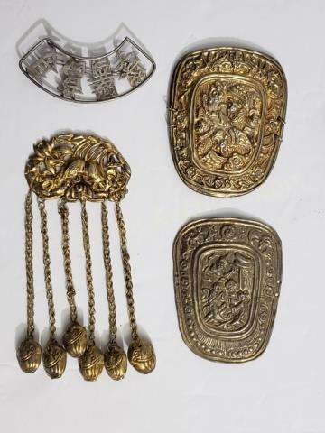 Antique Chinese Jewelry Lot (4 Pcs) (1 of 7)