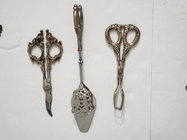 Sterling Silver Handle Serving Utensils (3) (1 of 5)