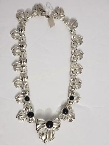 Charles Krypell Sterling Silver & Onyx  Necklace (1 of 2)