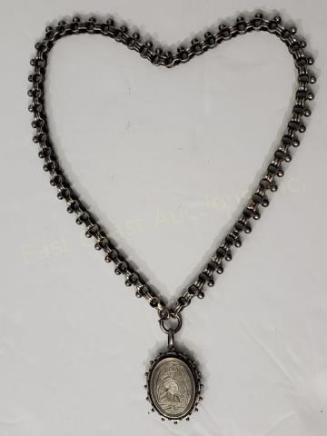 Antique Sterling Silver Aesthetic Movement Locket (1 of 4)