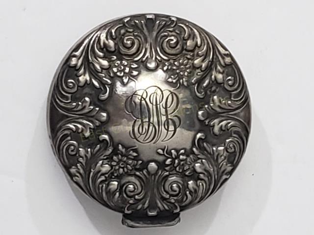 Tiffany & Co Sterling Silver Small Round Box (1 of 5)