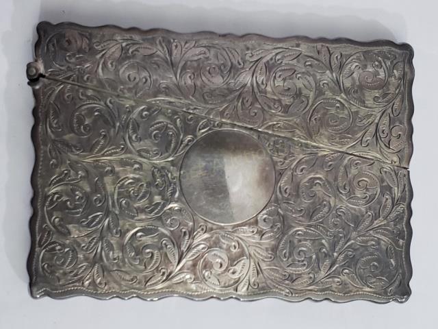 English Sterling Silver Card Case (1 of 5)