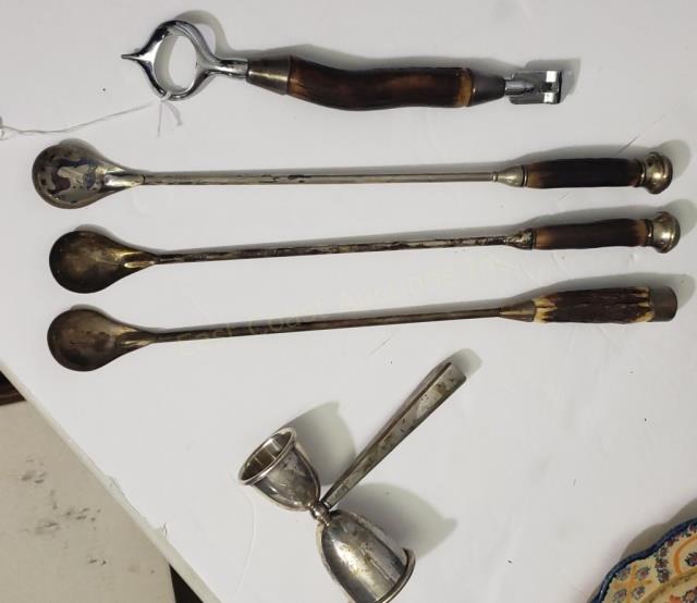 Sterling Silver & Horn Bar Accessories (1 of 2)