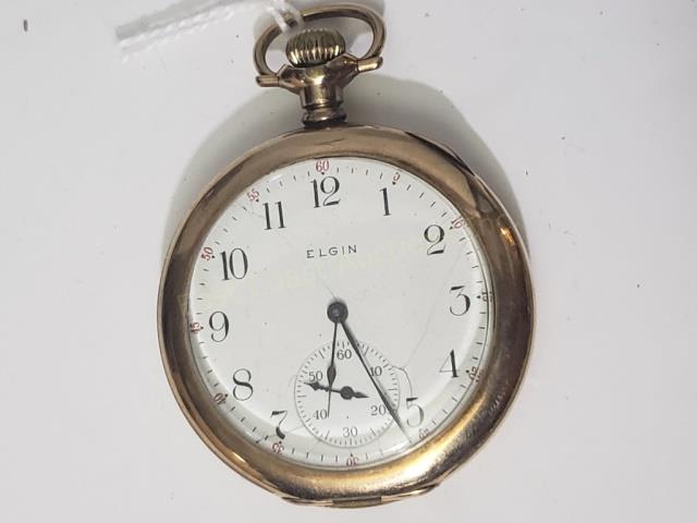 Elgin Pocket Watch With Judaica Interest (1 of 7)