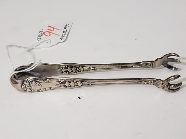 Antique Tiffany & Co. Silver Plate Sugar Tongs (1 of 1)