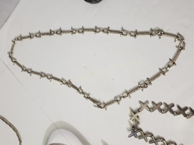 Sterling Silver Horse Bridle Style Necklace (1 of 3)