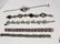 5 Silver & Marcasite Bracelets
