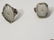 Group of 5 Sterling Ring W/ Carved Crystal Centers - 4