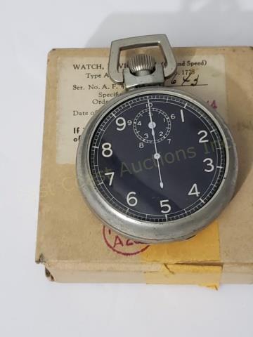 Elgin Type A-8 Navigation Watch 15J With OB (1 of 4)