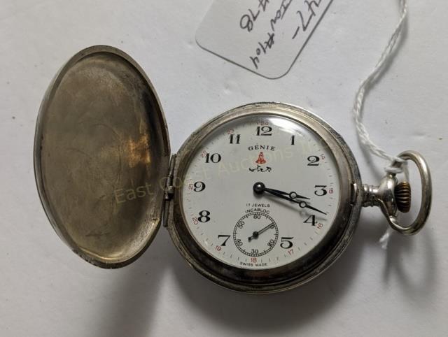 auction genie pocket watch