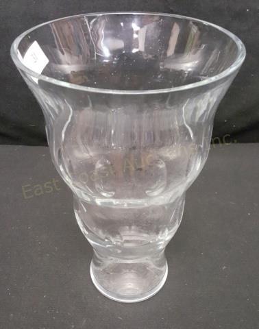 **Very Large John Rocha Waterford Vase: 13 7/8" x 9 1/8" at the top. Signed on base "John Rocha / Waterford".