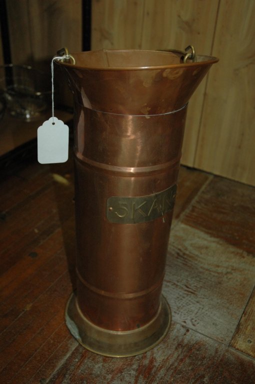 Vintage copper spittoon