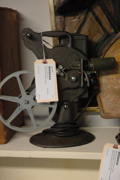 Keystone 16mm projector: 1930s 16mm Keystone Movie Projector, with reel