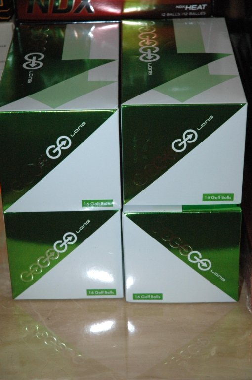 64 new golf balls: Long is the make