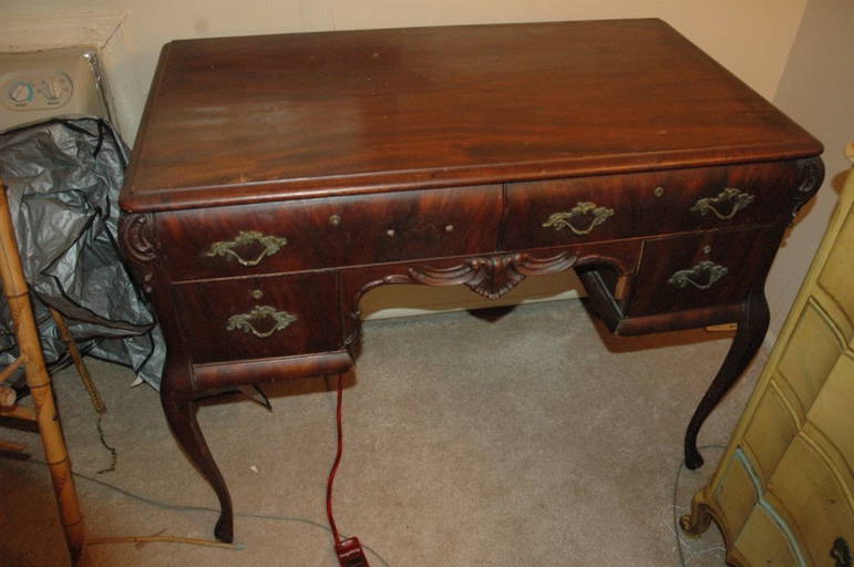 Zebra wood Antique Vanity Nov 18, 2013 East Coast Auctions in NY