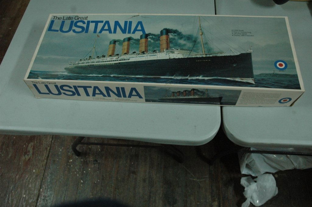 Unopened Lusitania Model kit