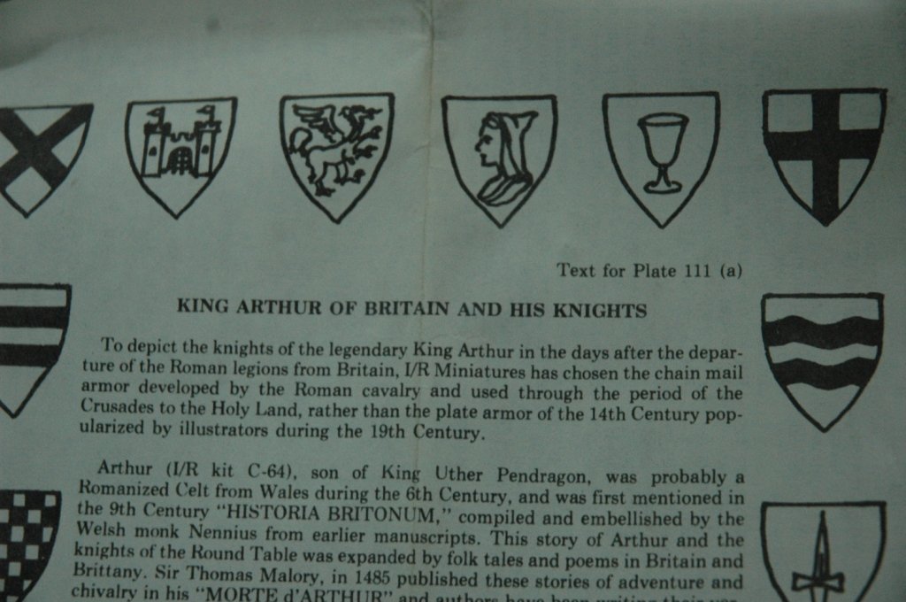 King Arthur of Britain and his Knights Kit: Brand new in the bags.