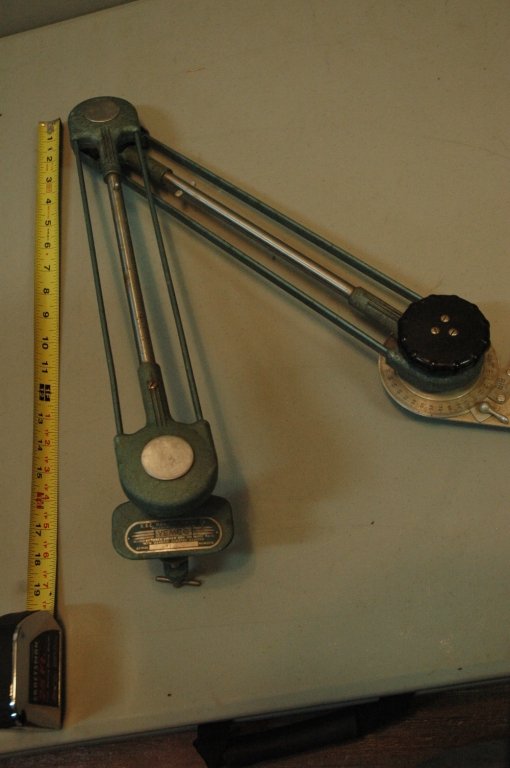 Vemco Drafting Machine: approx 38" in total length.