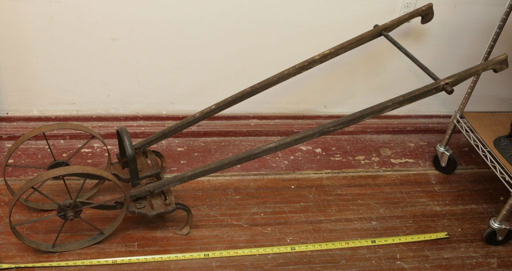 Antique Vintage Hand Plow Cultivator Tiller
