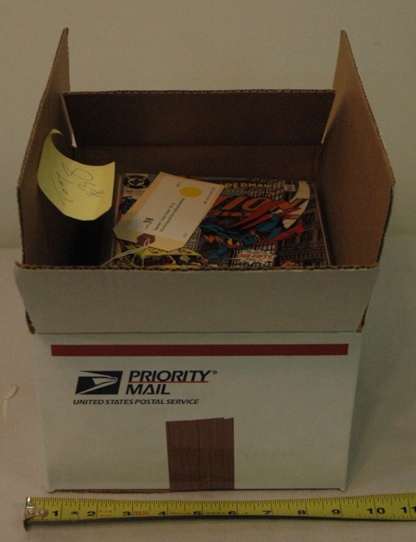 Superman " Action Comics " DC lot: All in the bag most have cardboard backings.