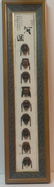 Vintage Chinese Mini Head Carvings Shadowbox