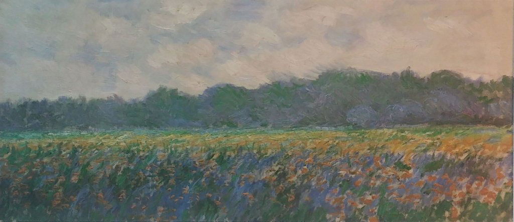 Claude Monet " Scenic View ": Sight 15.5" X 35.5
