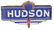 R.I. NY Large 2-Sided Antique Oval Hudson Car Sign