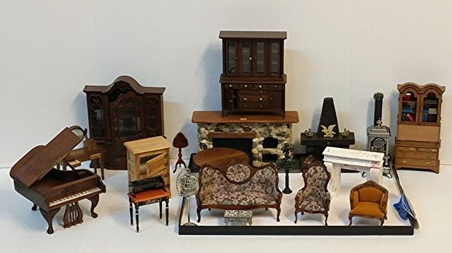 antique doll house furniture