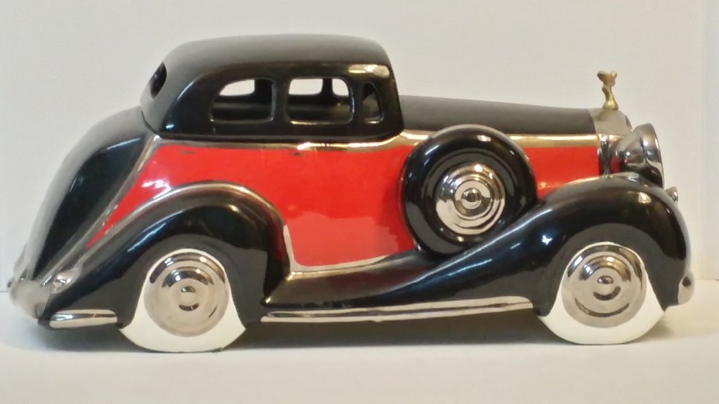 Glenn Appleman Rolls Royce Cookie Jar: Appleman Rolls Royce Cookie Jar. One of two Appleman Cookie Jars in the sale.