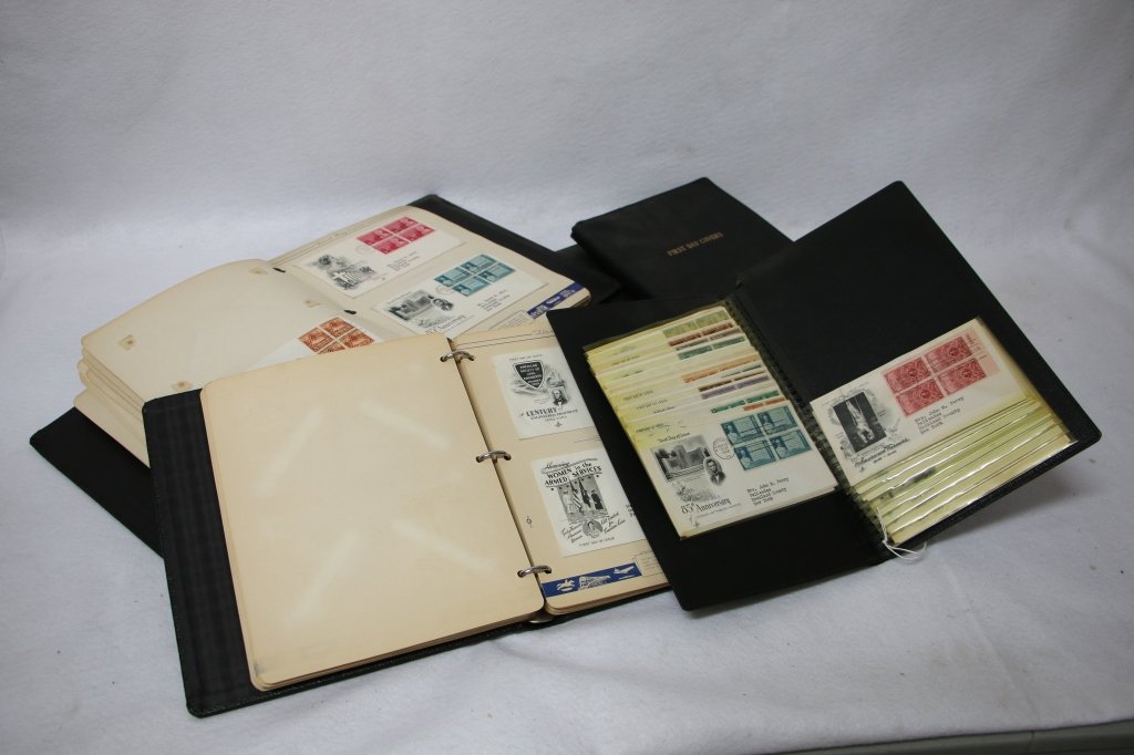 Estate Stamp Lot; Pan America First Day US Issues: Very well kept First Day Issue albums, 1930's-1960's