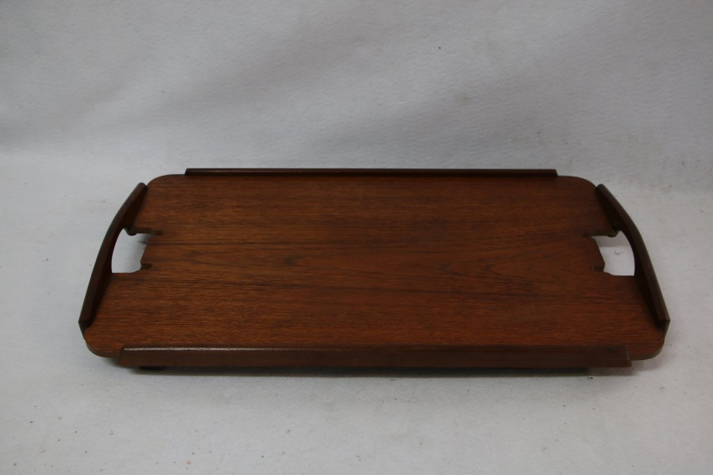 Teak AASE DREIERI GANDDAL Folding Table: 27" X 15.5" X 18"