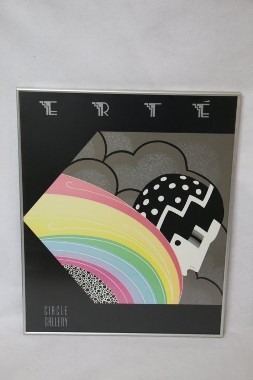 Erte Circle Galley Exhibition Poster: Sight 23.25" X 28.75"