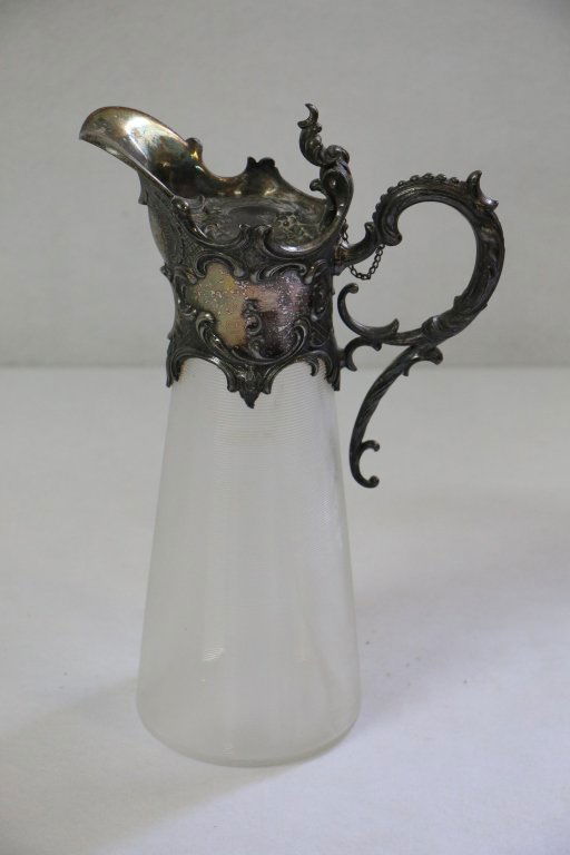 Antique Gl Wine Decanter With Metal Work May 31 2017 East Antique Gl Wine Decanter With Metal