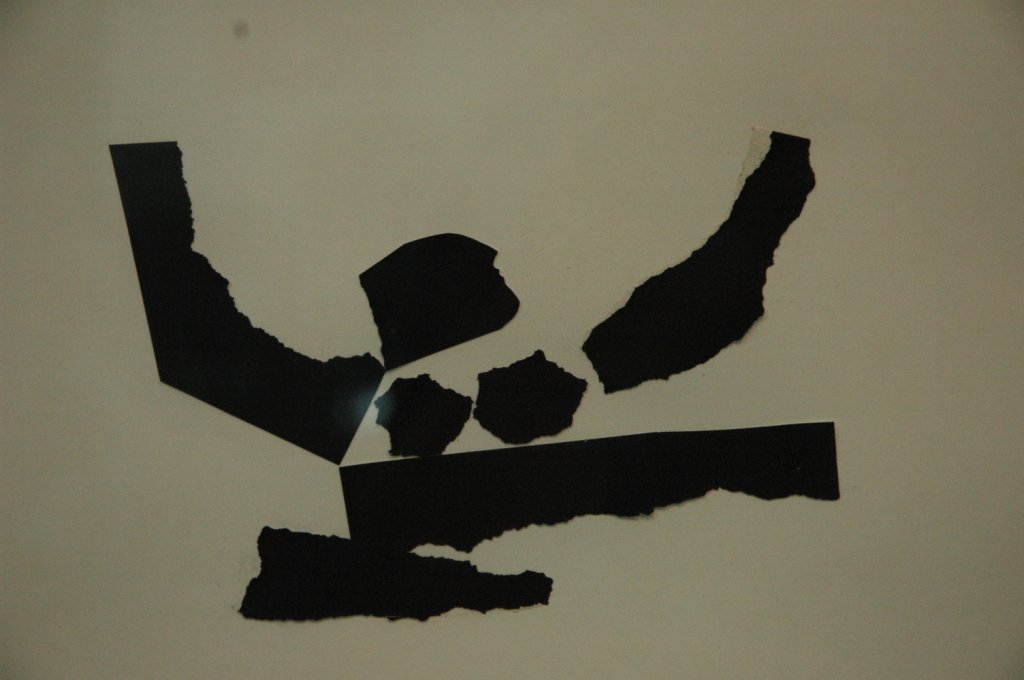 Ivan Chermayeff (British 1932- ), Collage: Collage by Ivan Chermayeff, signed lower right and dated 1985, sight size, 16" x 13".