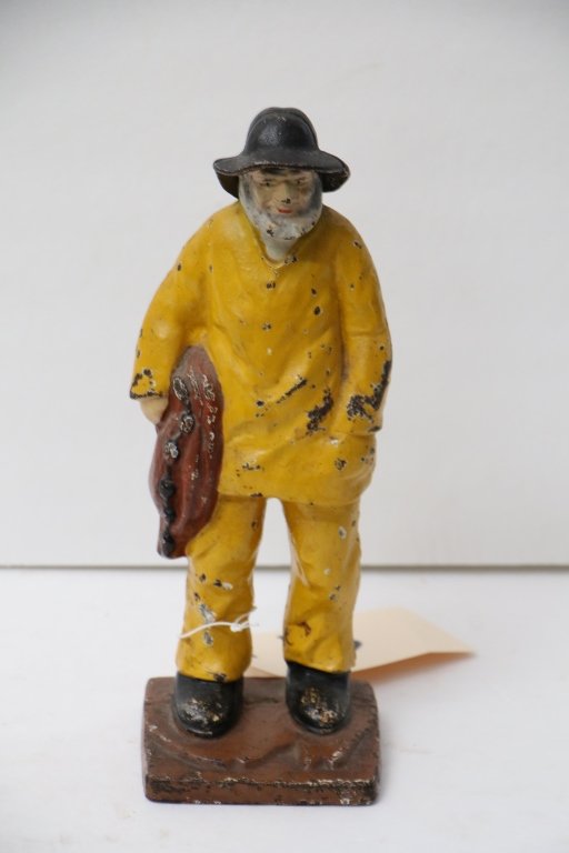 Old Salt with Fishing Net Antique Door Stop (1 of 4)