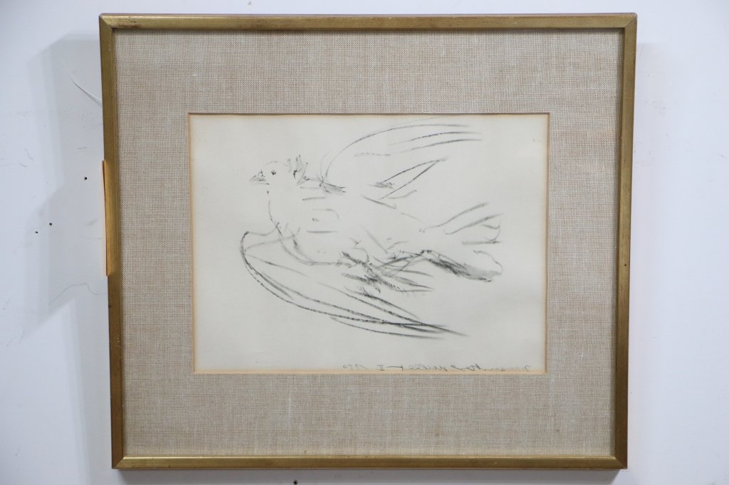 Picasso Signed Print Pencil Signed (?) (1 of 3)