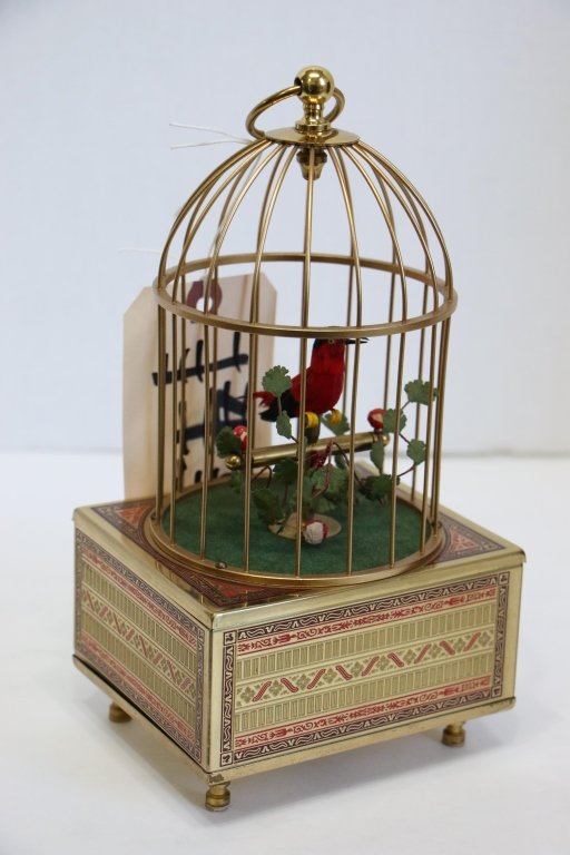 A vintage Swiss singing bird cage (1 of 8)