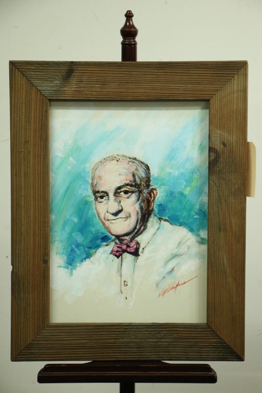 Victor Mikus Oil Painting of Nat Fleischer (1 of 2)