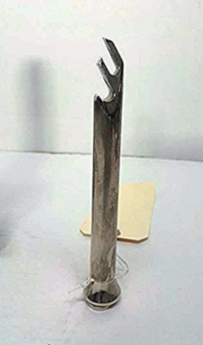 Gucci Silver Plated Bottle Opener: Stamped "Gucci Italy" near the top, and the Gucci logo on the bottom.