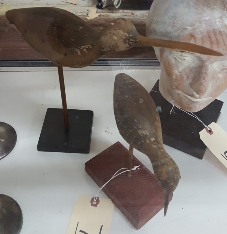 Early 20th Century Carved and Painted Shorebirds (1 of 6)