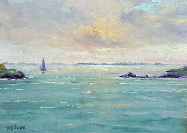 W. Francis Snow Oil on Artist's Board (1 of 3)