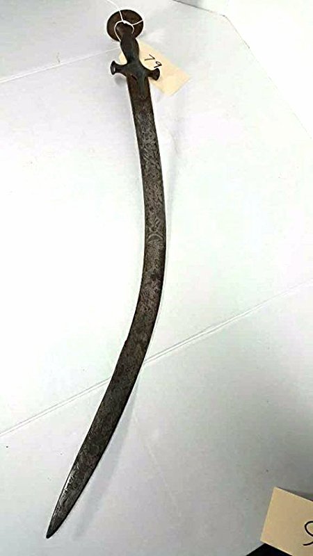 Indian Tulwar Mughal Rajput sword (1 of 3)