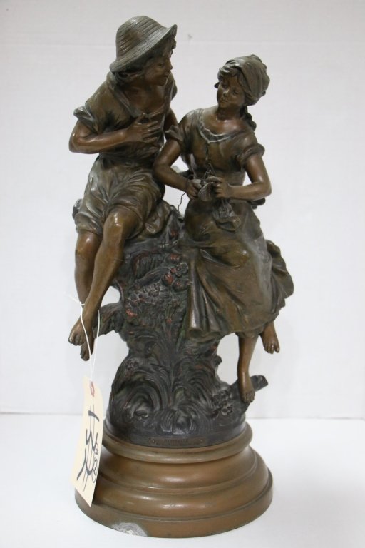 Pastorale Par Aug. Moreau Medaille d'Or bronze (1 of 6)