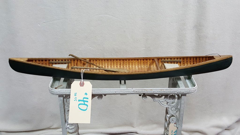 A Fine model canoe in the style of an Old Town (1 of 6)