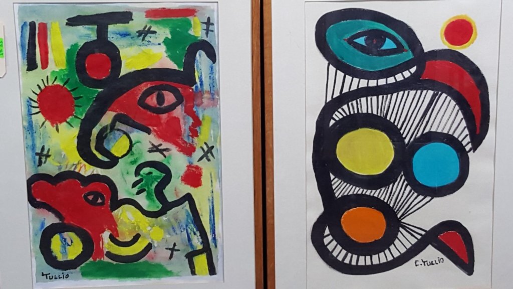 2 Original - C. Tullio Modern Oils on Paper? (1 of 2)