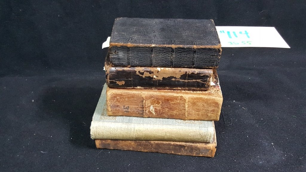 Antique American / Italian Leather Bound Books (1 of 4)