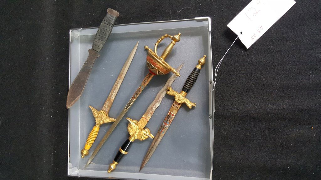 Spanish Mini Swords & Daggers (1 of 1)
