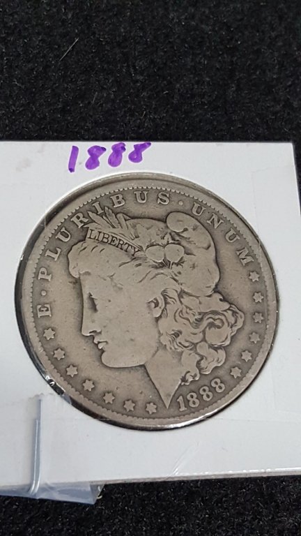 1888-O Morgan Silver Dollar (1 of 2)