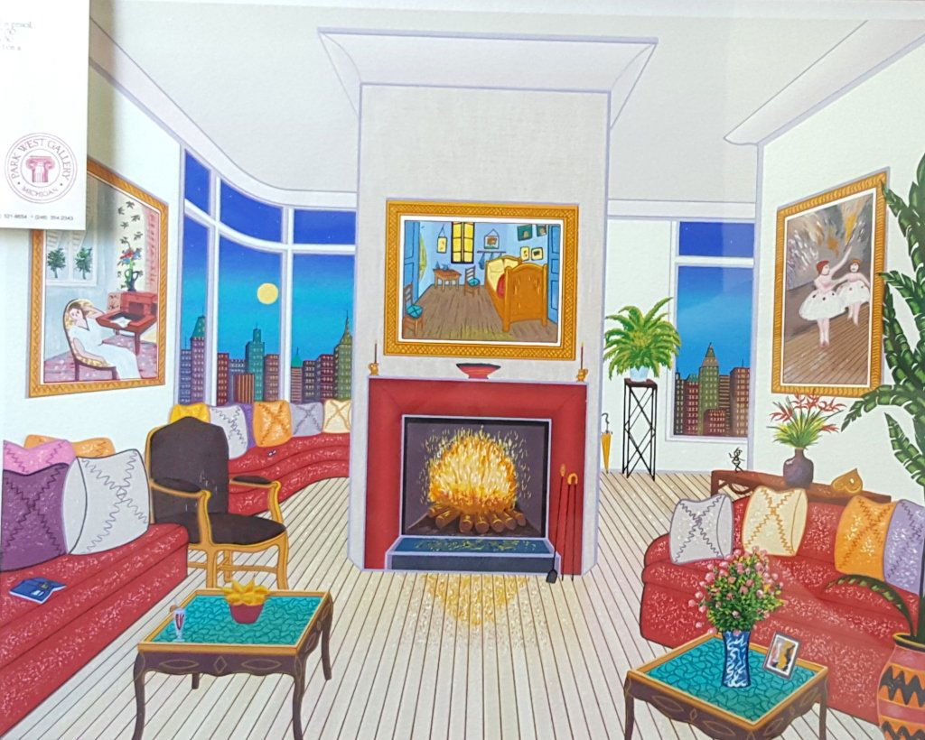 Interior with Van Gogh by Fanch Ledan (1 of 6)